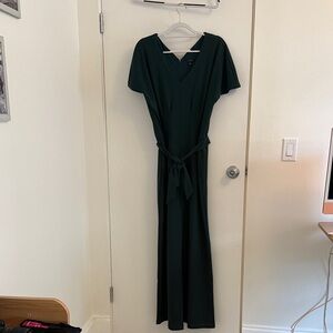 Ann Taylor Dark Green Jumpsuit